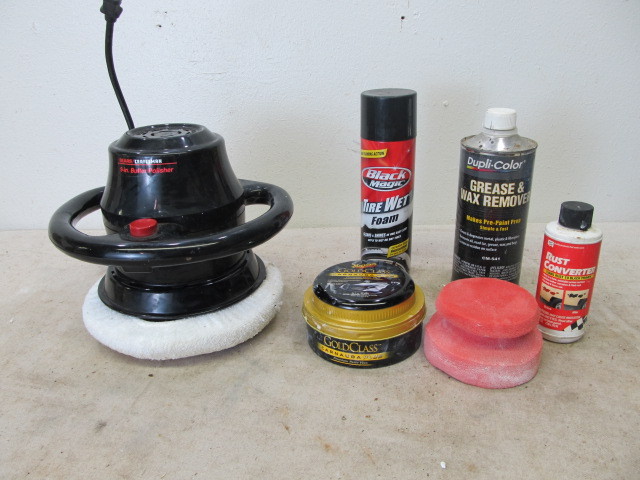 lot 105 image: WORKING Craftsman BufferPolisher wSupplies