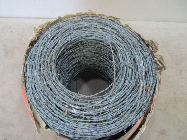 lot 109 image: Unused Roll of Barbed Wire