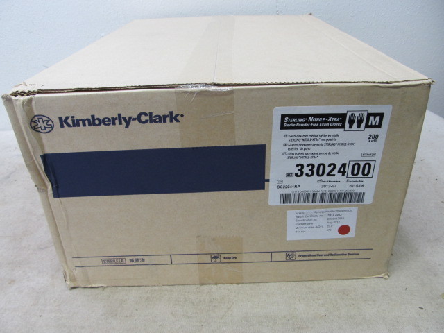 lot 60 image: 200 Pairs of Kimberly Clark Sterling Nitrile Exam Gloves - NEW