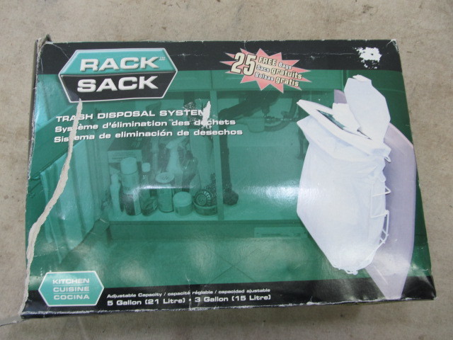 lot 140 image: Unused Sack Rack Bag Holder