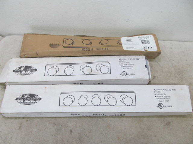 lot 141 image: 3 NEW Bathroom Light Fixtures
