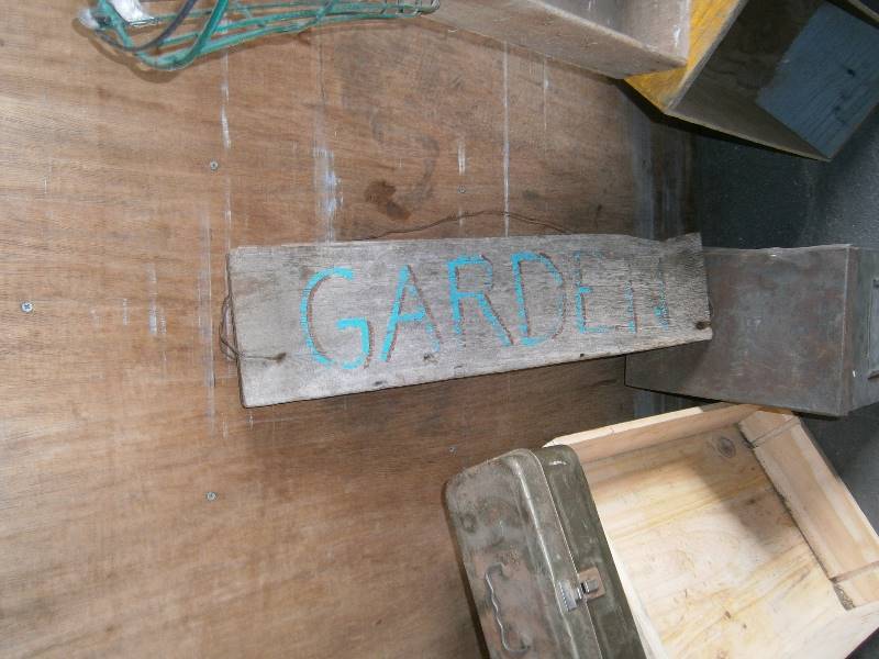 lot 161 image: Primitive Vintage Wood & Metal Boxes etc.