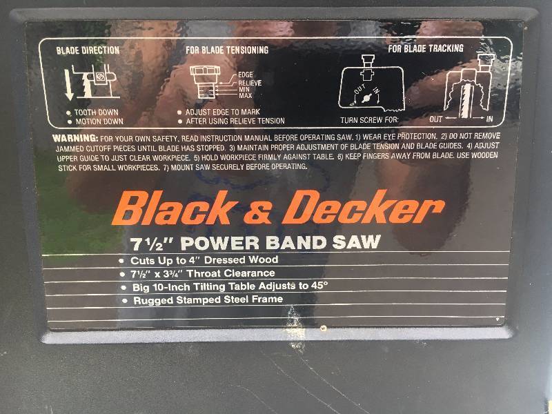 Black Decker 7 1 2