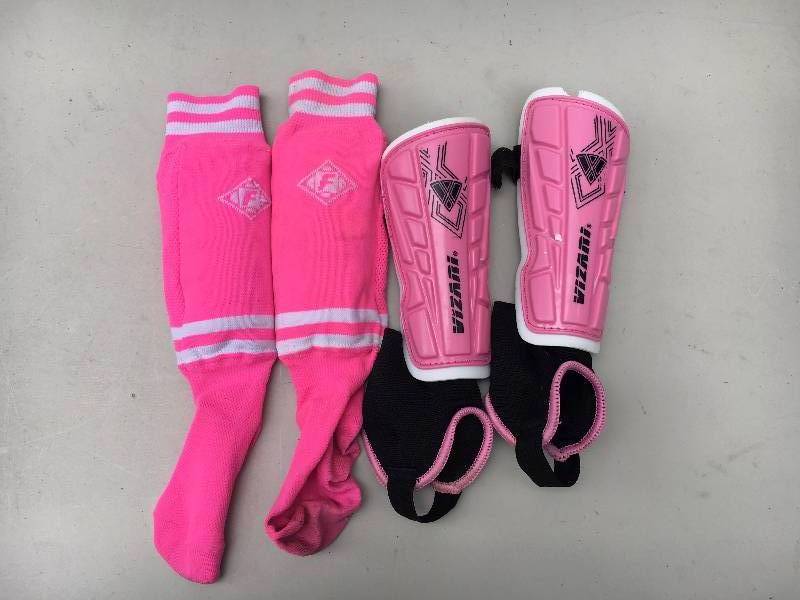 lot 92 image: Pair of Soccer Shin Gaurds