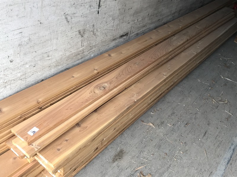 Lot Of (25) 16ft & (18) 12ft Cedar ...