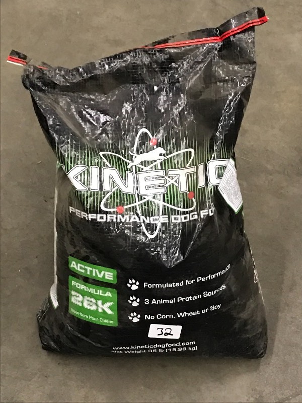 Full 35# Bag Of Kinetic Dog Food ...