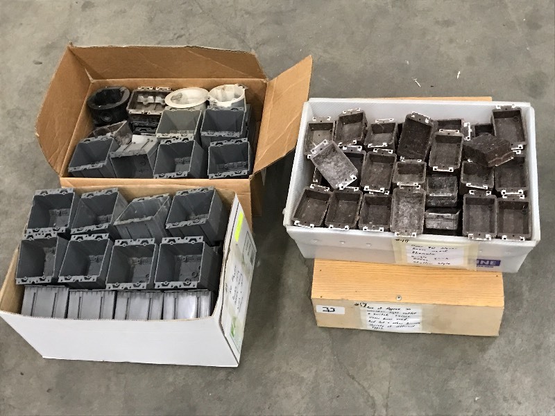 (4) Boxes Of Assorted Electrical Su...