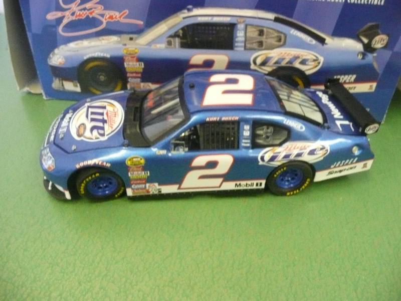 lot 39 image: 2007 KURT BUSCH REAL STAMPED SHEET METAL BODY PENSKE RACING 124 SCALE - SEE PICTURES
