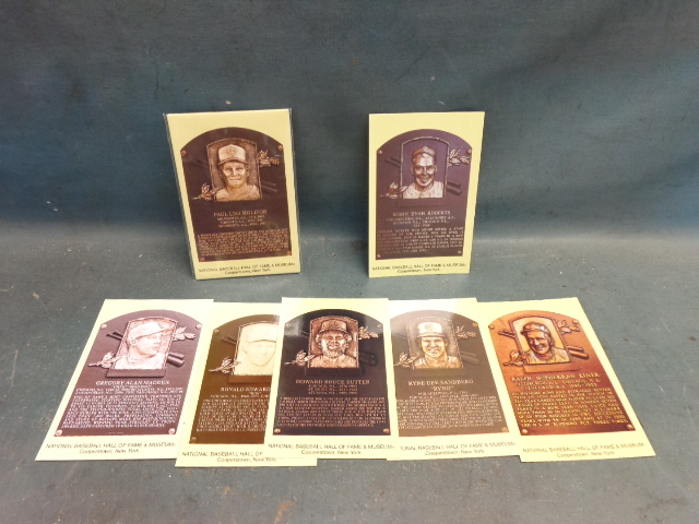 lot 31 image: Baseball Hall of Fame Postcards
