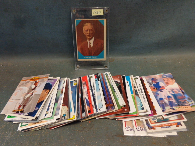 lot 38 image: Baseball Cards with 1960 Connie Mack