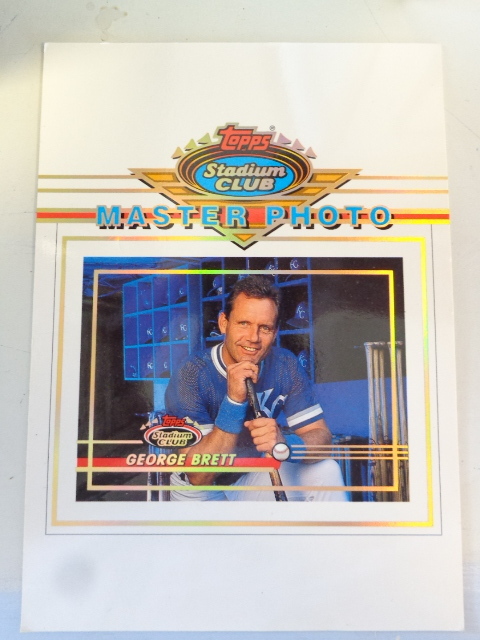 lot 44 image: Stadium Club master Photo and Over Sized Baseball Cards
