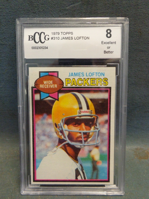 lot 46 image: Graded James Lofton Card