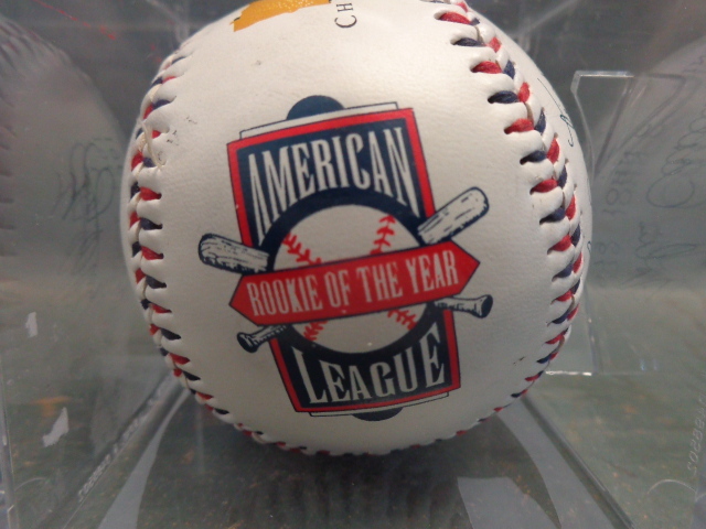 lot 59 image: Twins American League Rookie of the Year Commemorative Baseball