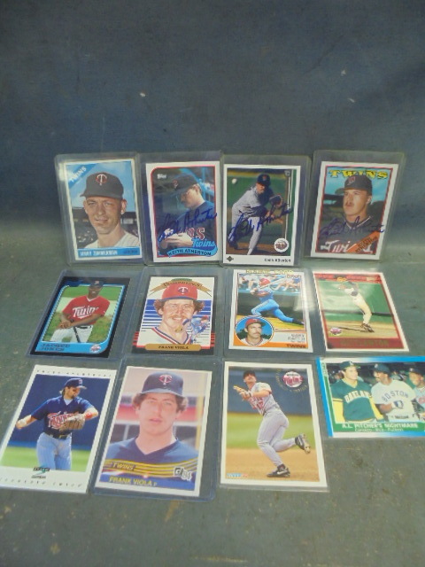lot 7 image: Vintage Twins Cards with Gaetti Rookie Card