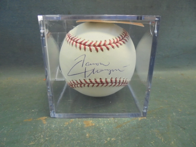 lot 14 image: Aaron Thompson Signed Baseball