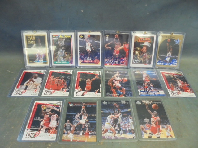 lot 37 image: Autographed Michael Jordan Cards
