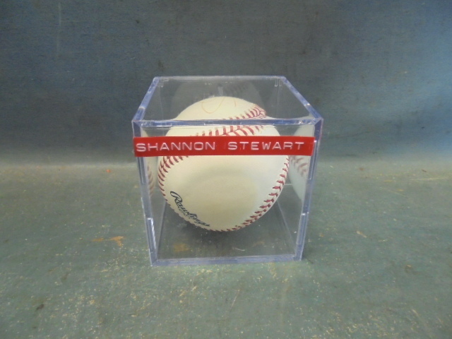 lot 17 image: Shannon Stewart Signed Baseball