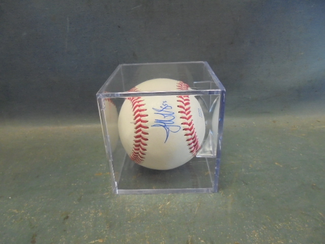 lot 27 image: Jeff Manship Signed Baseball