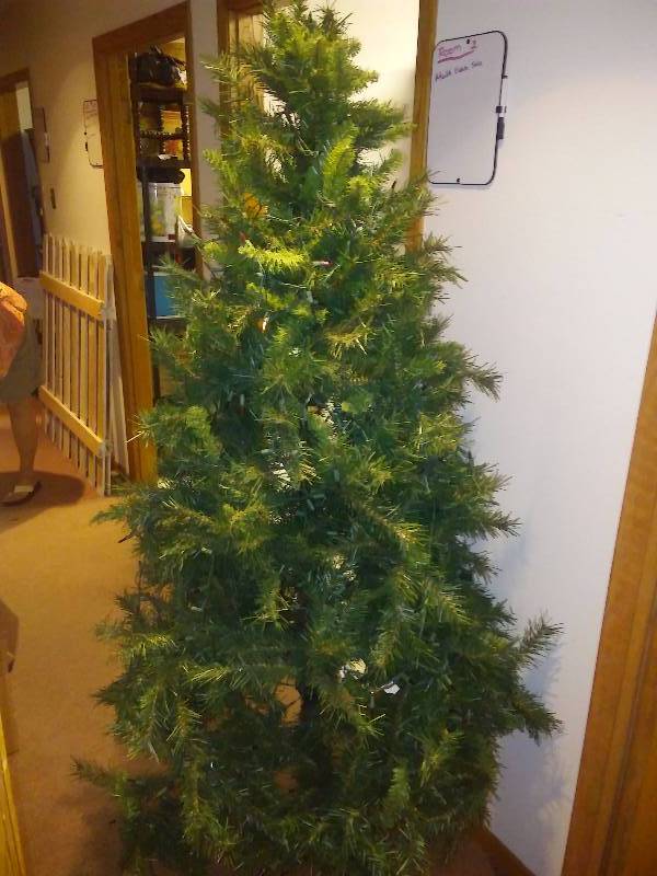 lot 117 image: 6 ft. Christmas Tree  remember lot 46  All you need is a tree . . . well here it is