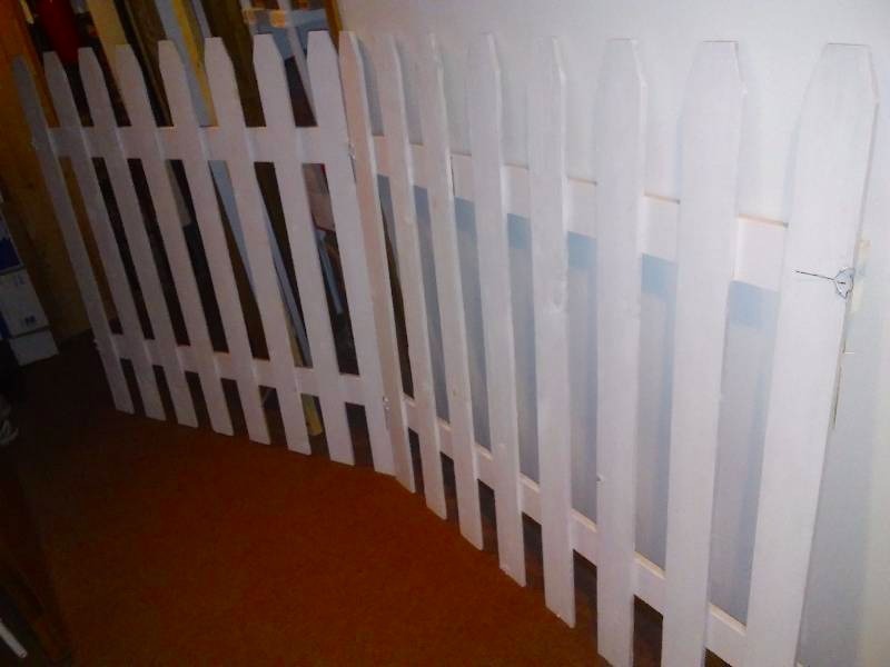 lot 119 image: Fence Sections, Wood (2) 4 ft. x 4 ft.