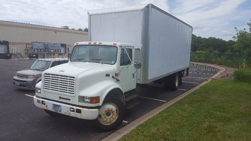 2001 International 4700 Dock Height Box Truck | 2001 International Dock ...