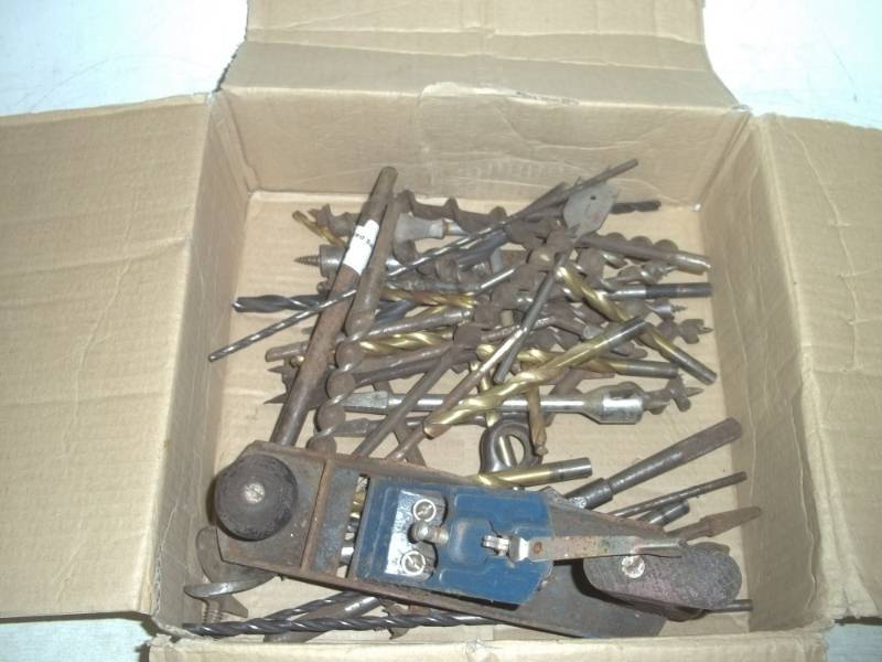 lot 52 image: Assorted Drill bits with Plane