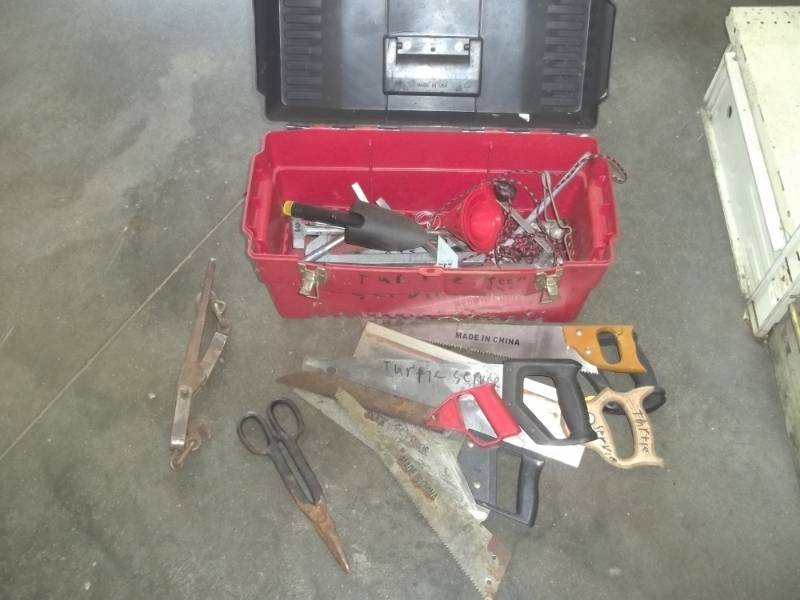 lot 60 image: Tool Box with Tools