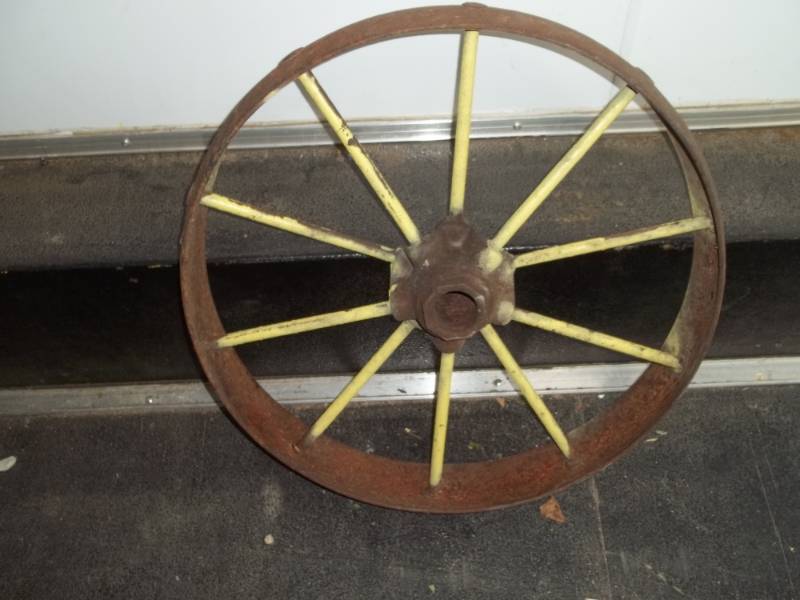 lot 78 image: 24 vintage Steel Wheel
