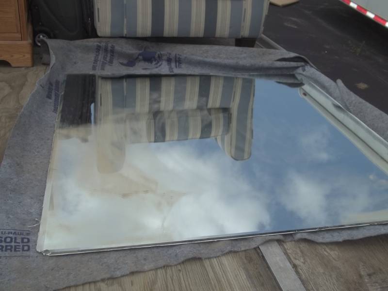 lot 139 image: 42 Square Mirror
