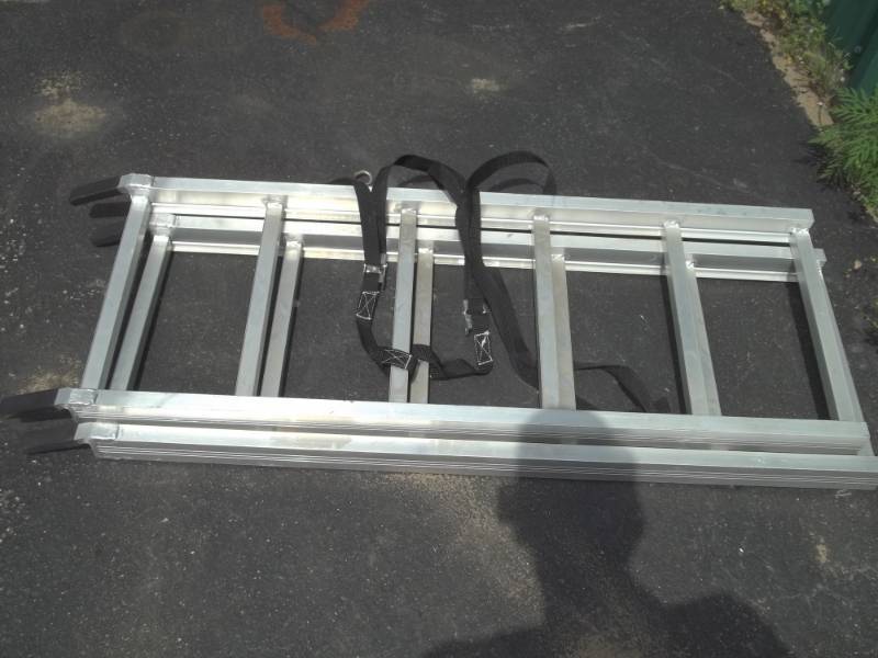 lot 155 image: Pair of  Aluminum Ramps