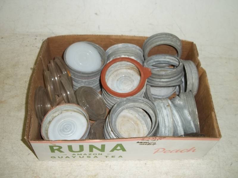 lot 206 image: Vintage Canning Jar Lids