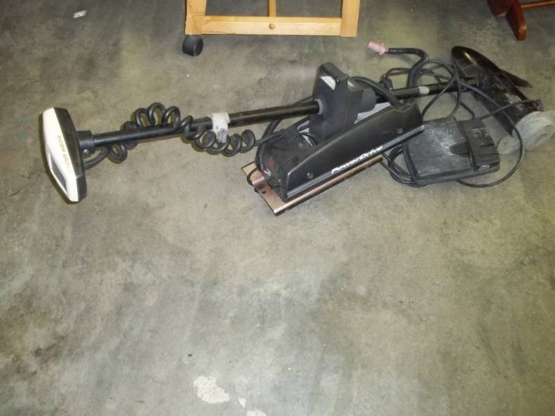 lot 216 image: Minkota Power Drive Bow Mount Trolling Motor 42 pounds Thrust