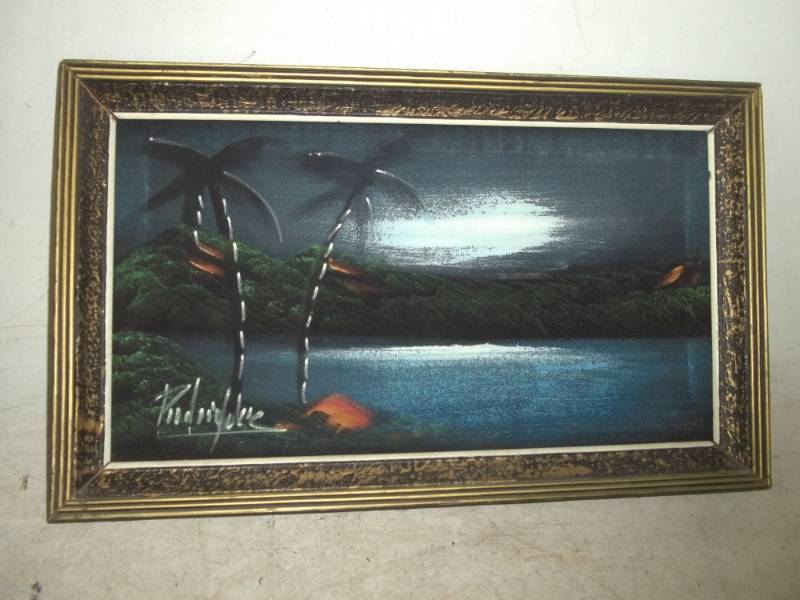 lot 248 image: Vintage Tropical Dcor Frame