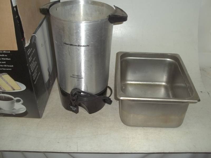 lot 298 image: Coffee Maker and SS Pan