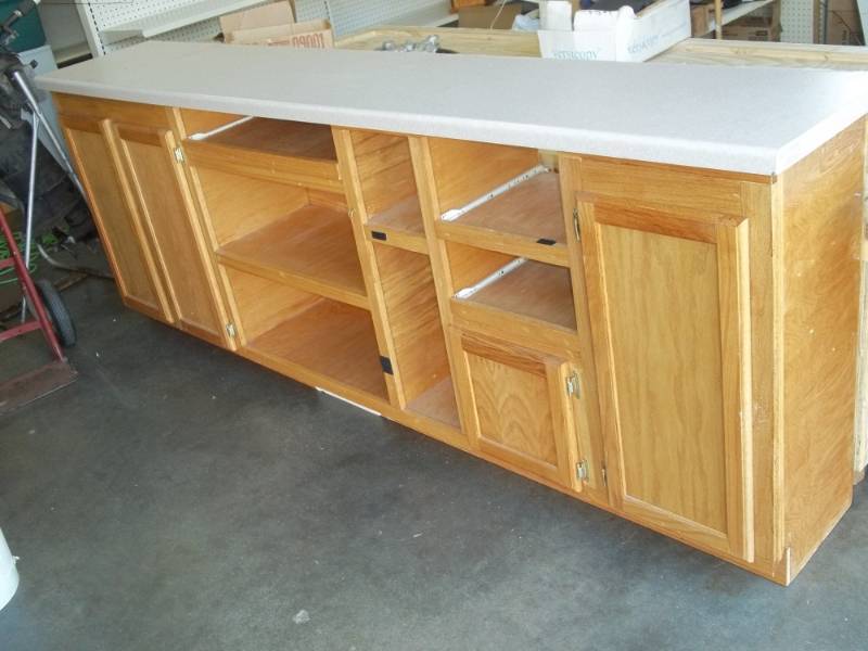 lot 300 image: Cabinet with Counter Top