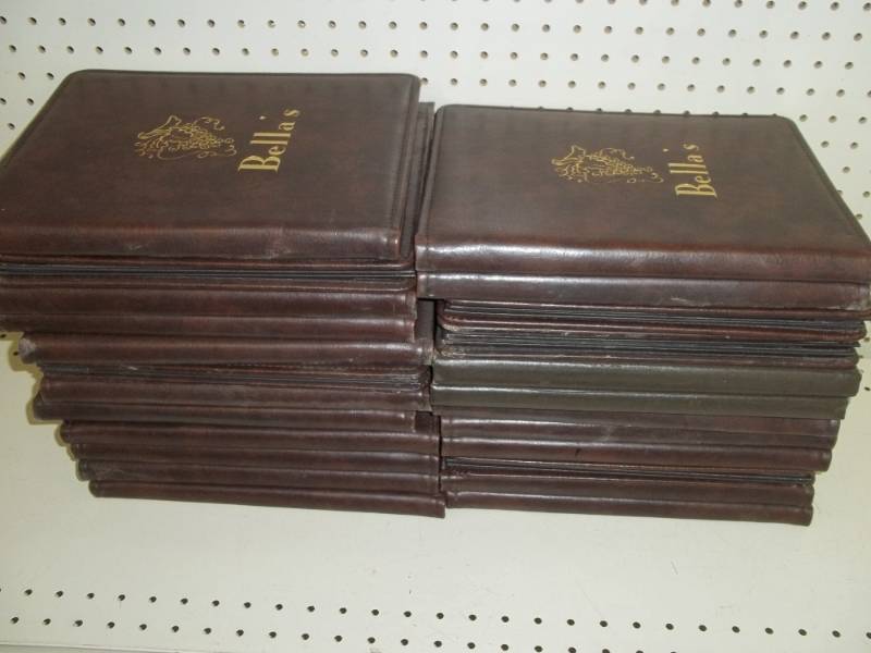lot 315 image: 24 Menu Books