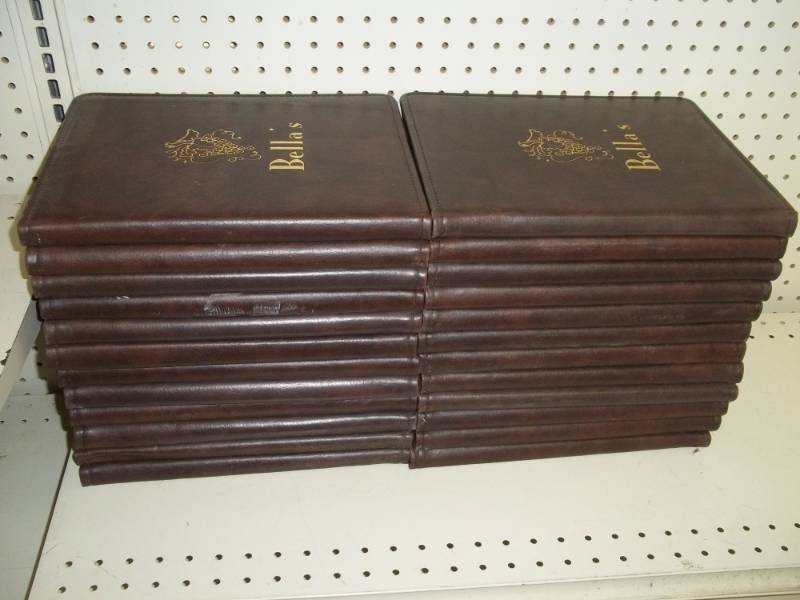 lot 316 image: 24 Menu Books