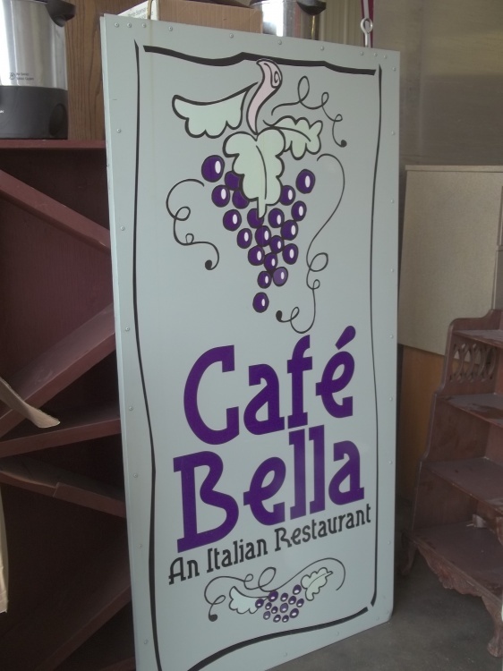 lot 330 image: Double Sided Metal Hanging Sign