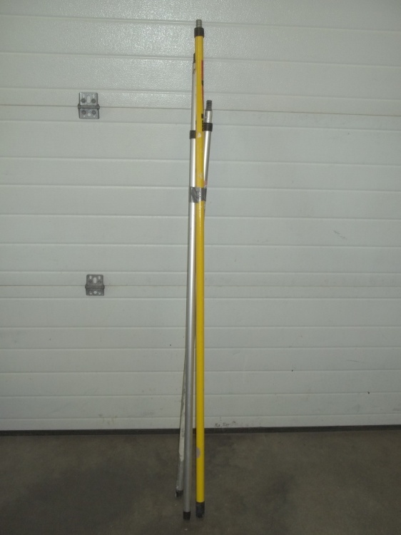lot 362 image: 3 Long Pole Paint handles