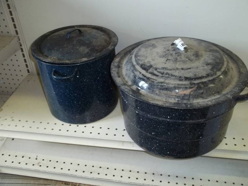 lot 380 image: Pair of Canning Pots