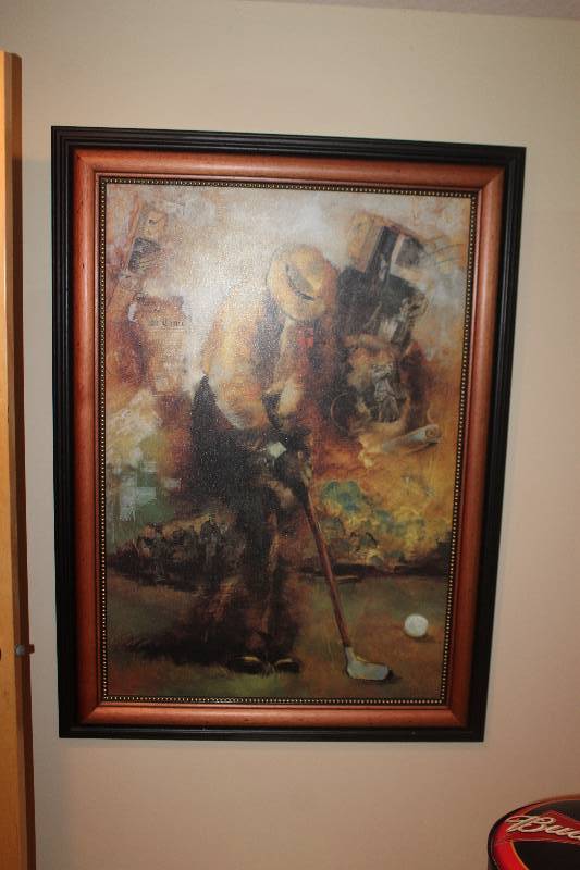 lot 9 image: Swingin Framed Wall Art