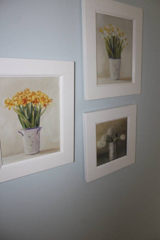 lot 31 image: Lot of (3) Flower Framed Wall Art