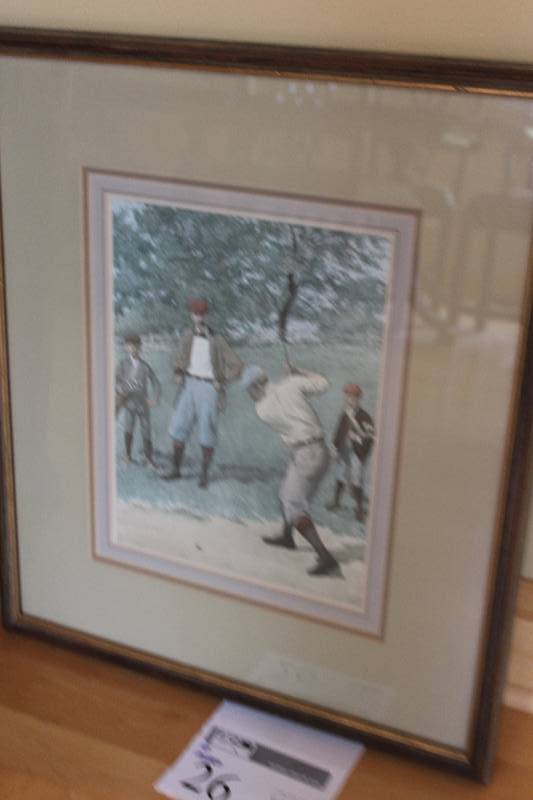 lot 26 image: Golf Framed Wall Art