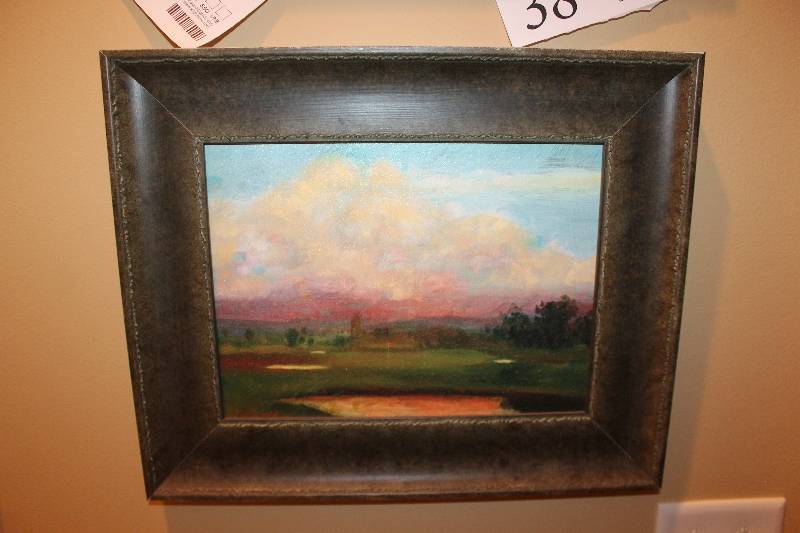 lot 38 image: Framed Painting