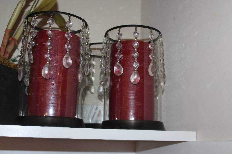 lot 65 image: Lot of (3) Candle Holders