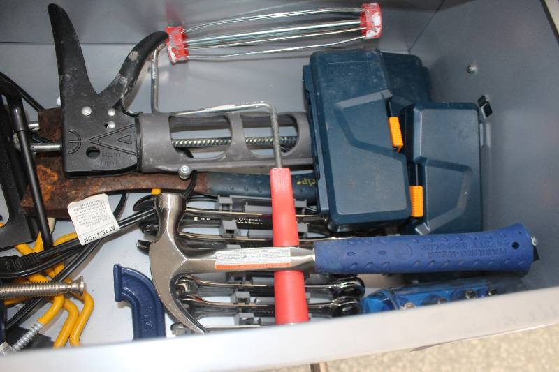 lot 110 image: Open-end Wrenches, Hammers, Hand Tools