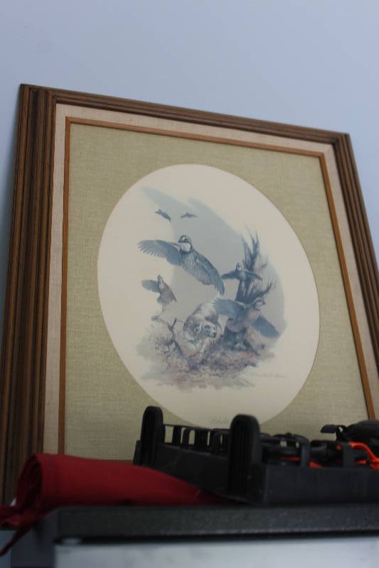 lot 123 image: Douglas Van Houten Signed Framed Wall Art
