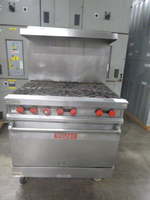lot 7 image: Vulcan 6 Burner StoveOven