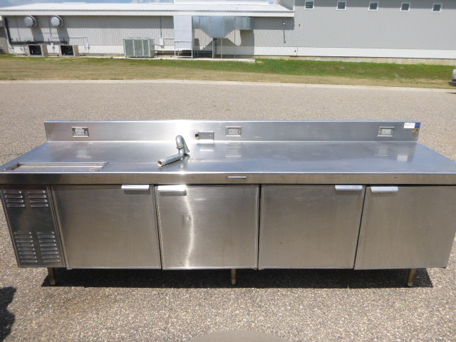 lot 11 image: Delfield Under Counter 4 Door Cooler