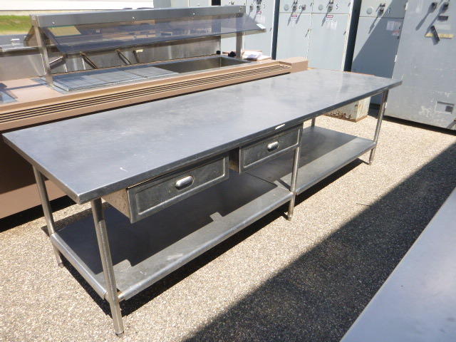 lot 13 image: Stainless Steel Table
